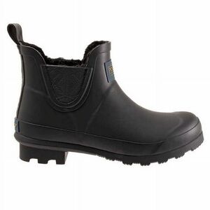 Pendleton Ladies Black Chelsea Short Ankle Rubber Rain Boot Size 6